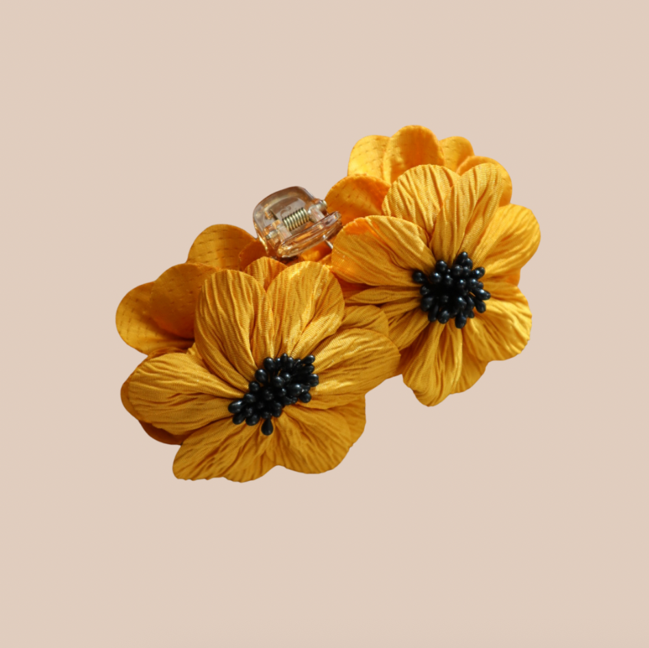 Mola Poppy em Amarelo