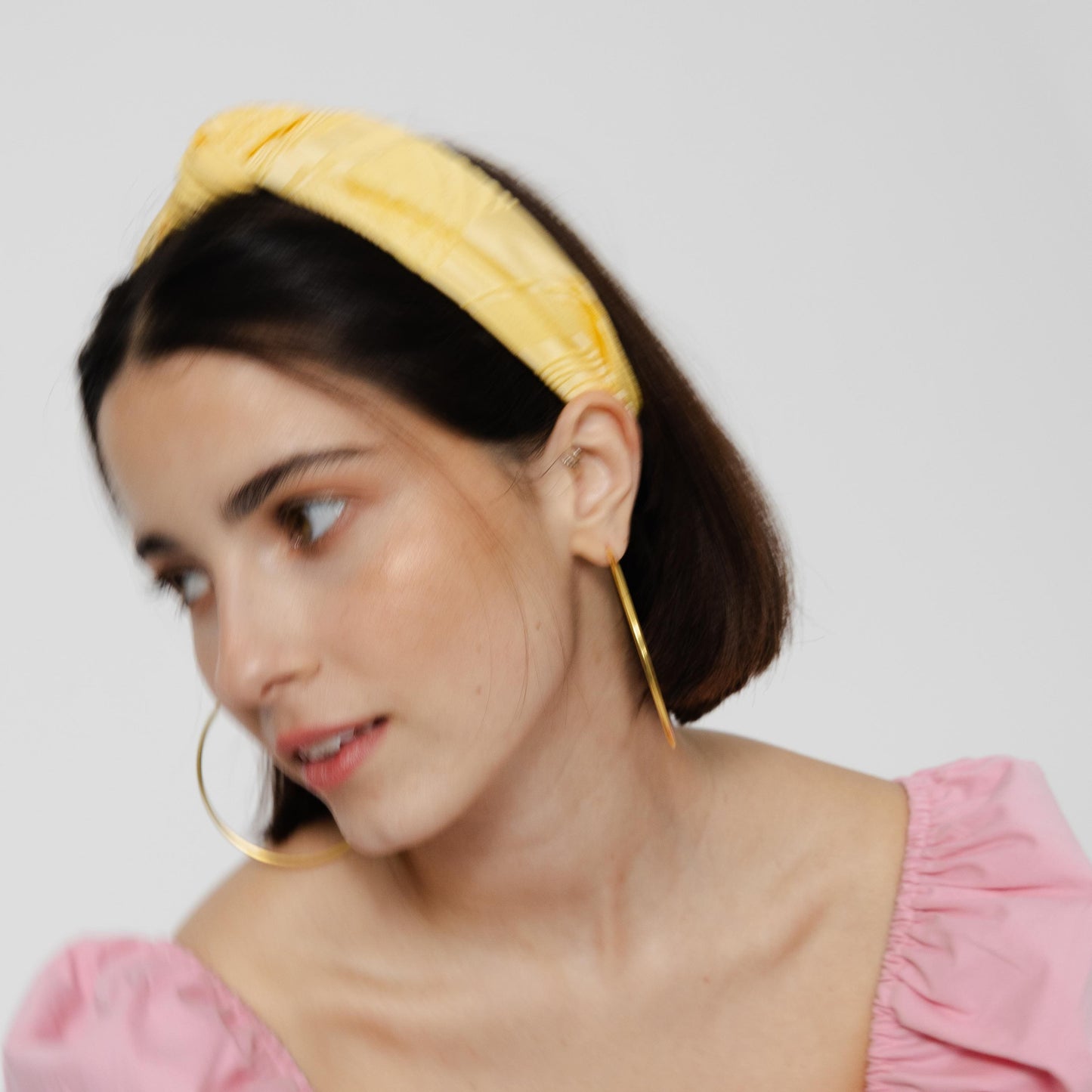 Bandolete Olívia Jacquard em Amarelo