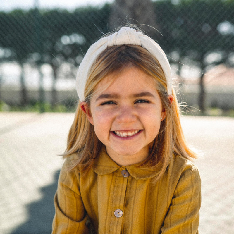 Bandolete Olivia Kids em Branco