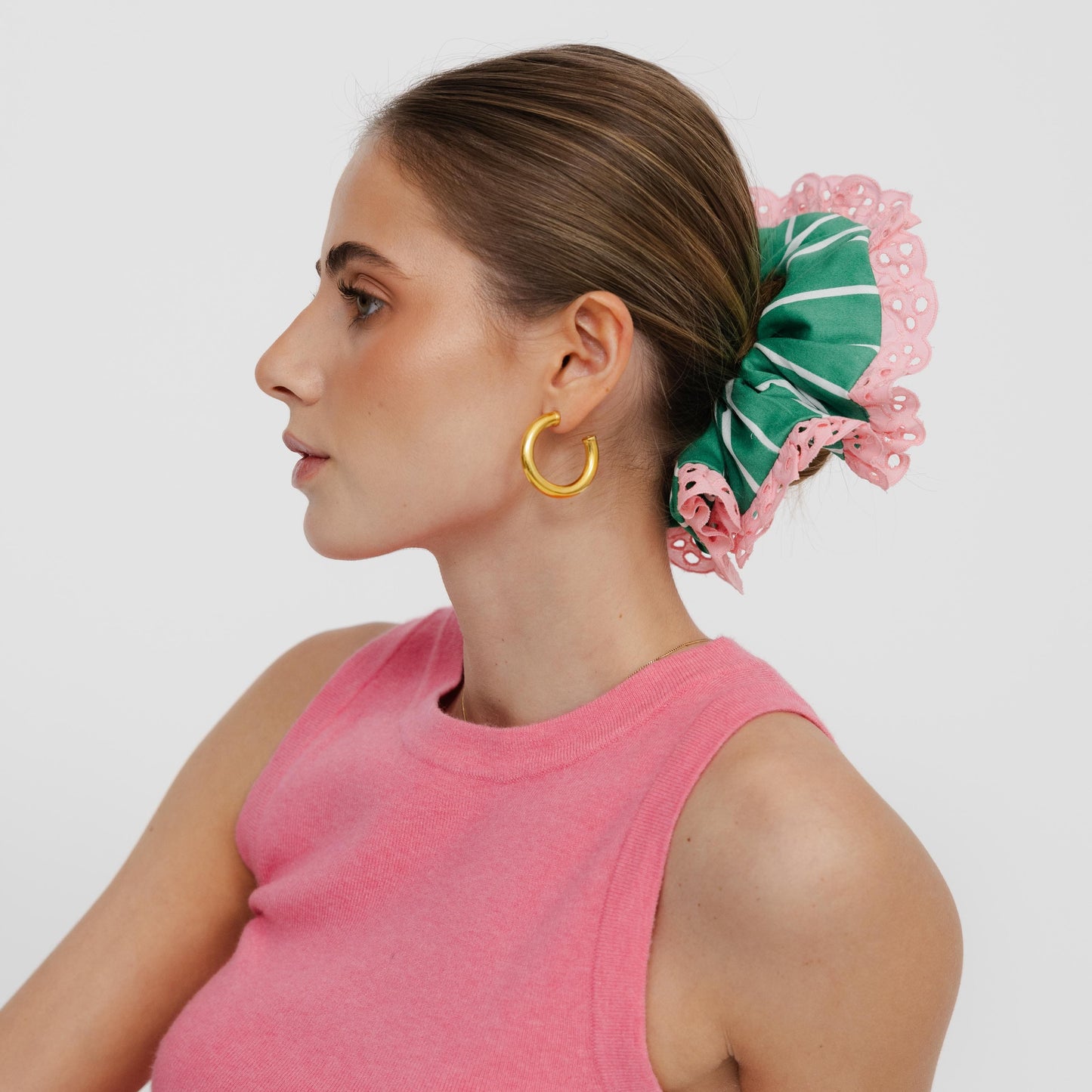 Scrunchie Folho em Havana