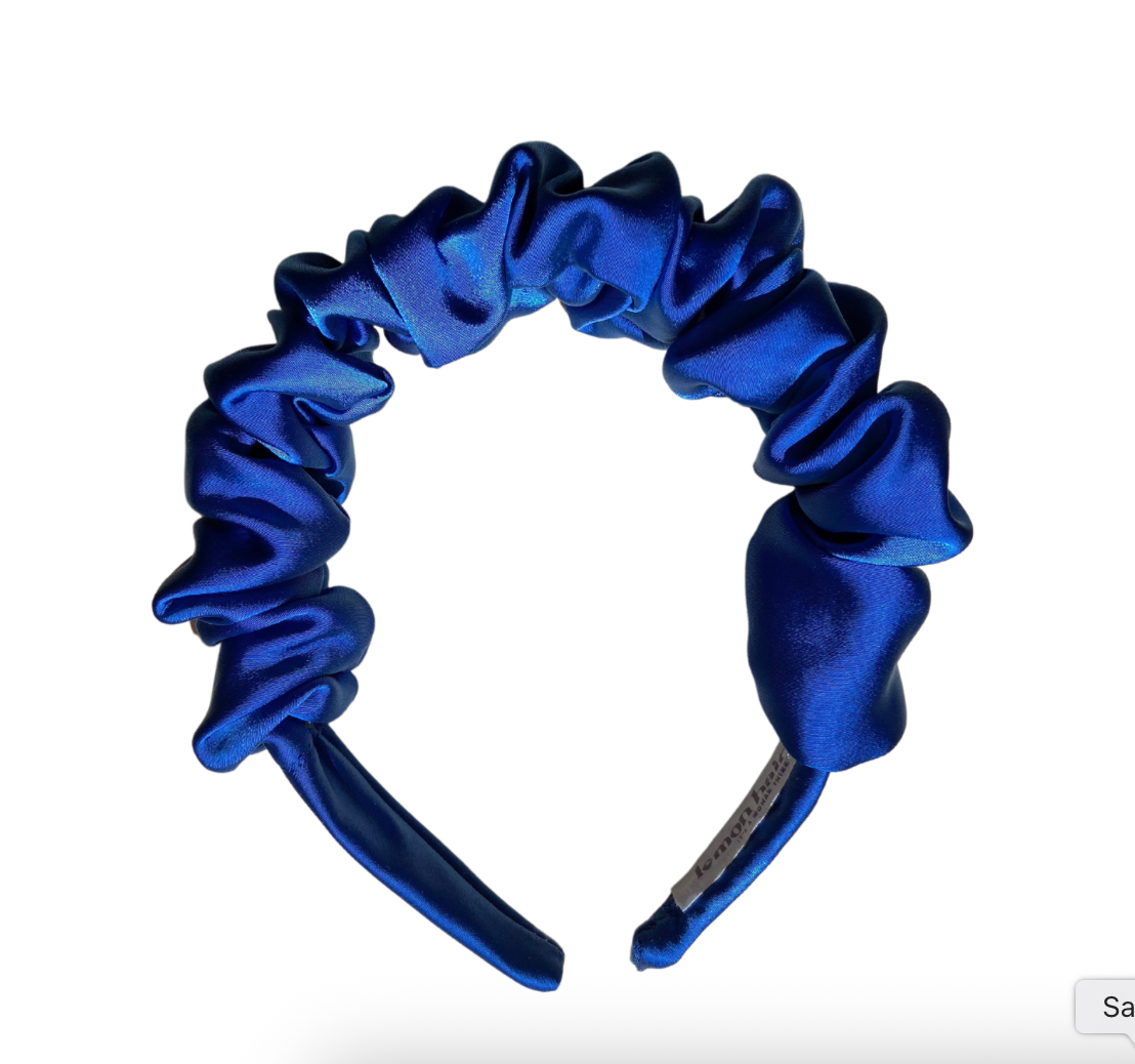 Bandolete Scrunchie em Azulão