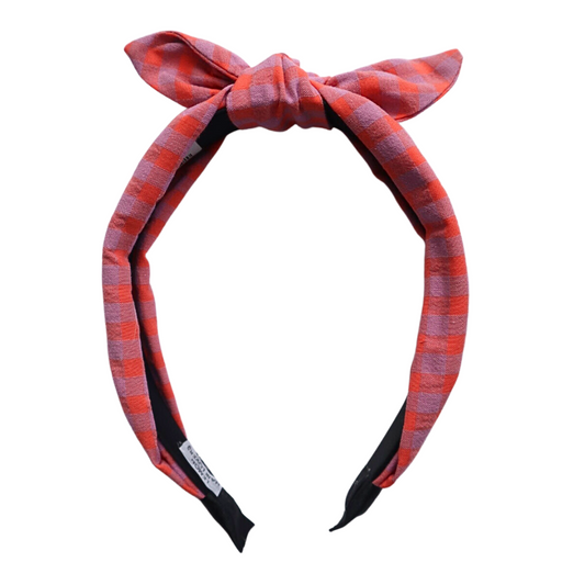 Bandolete Bunny em Vichy Coral