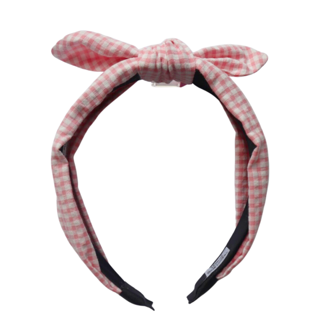 Bandolete Bunny em Vichy Cor-de-Rosa