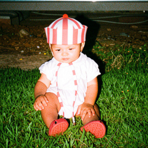 Petit Pipa Sailor Hat Terracota sripes