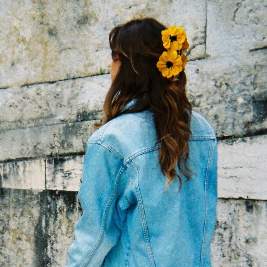 Mola Poppy em Amarelo