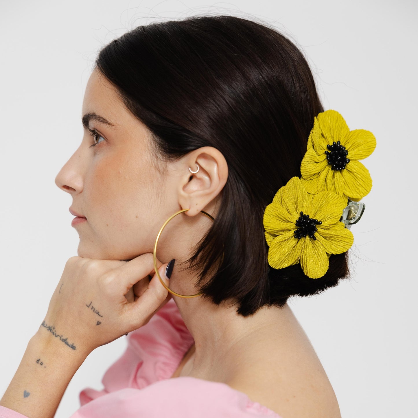 Mola Poppy em Verde Lima