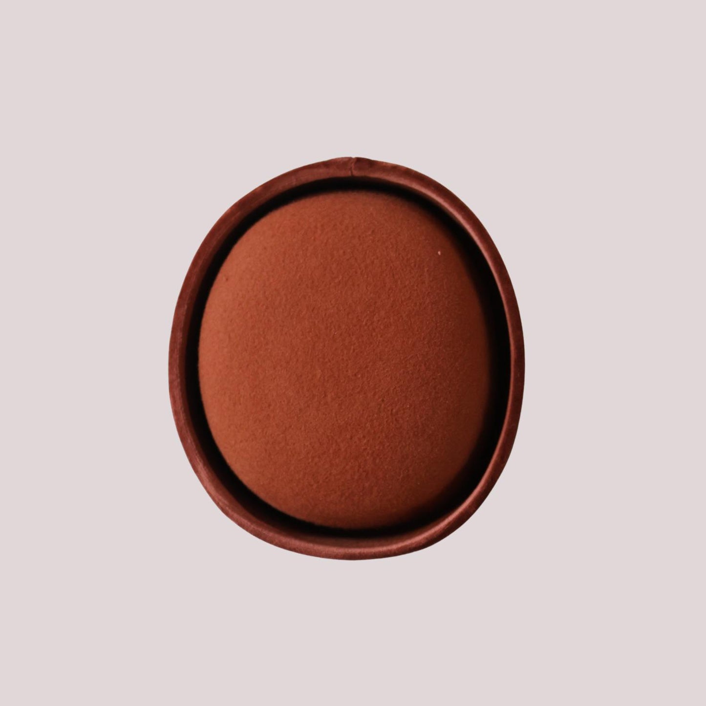 Jacqueline Pillbox Hat Terracota