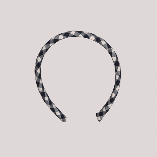 Bandolete Amelie em Vichy Preto