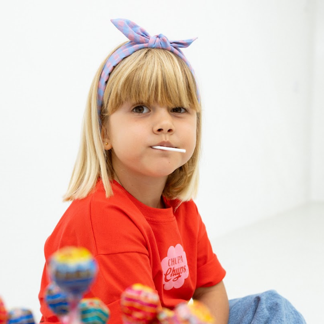 Bandolete Bunny em Vichy Azul e Cor-de-Rosa