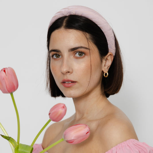 Bandolete Kate Jacquard Cor-de-Rosa Velho