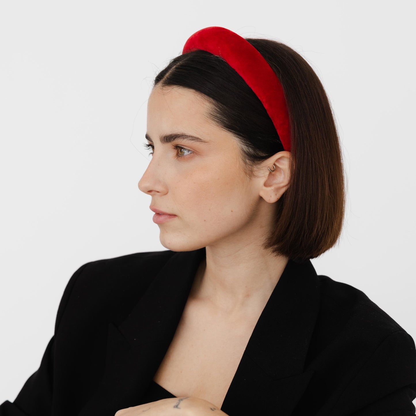 Bandolete Kate em Veludo Encarnado