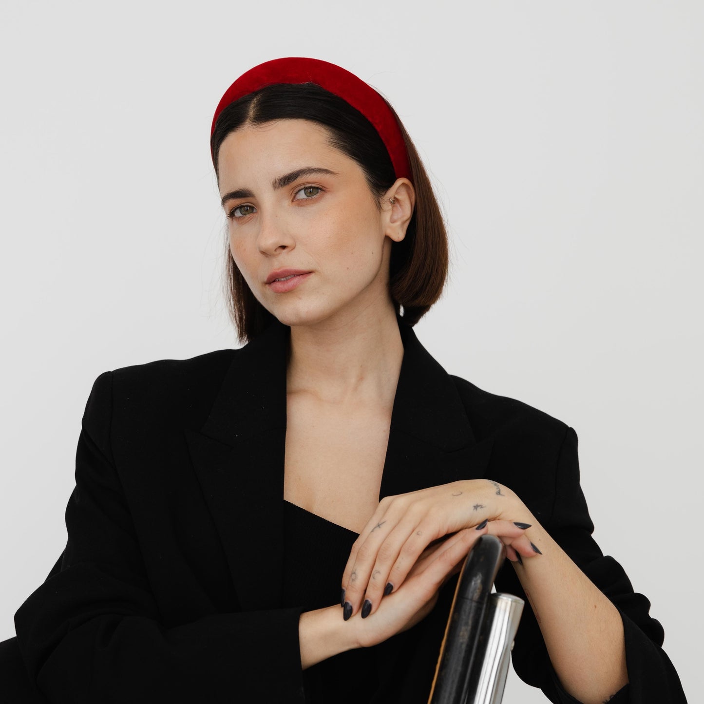 Bandolete Kate em Veludo Encarnado