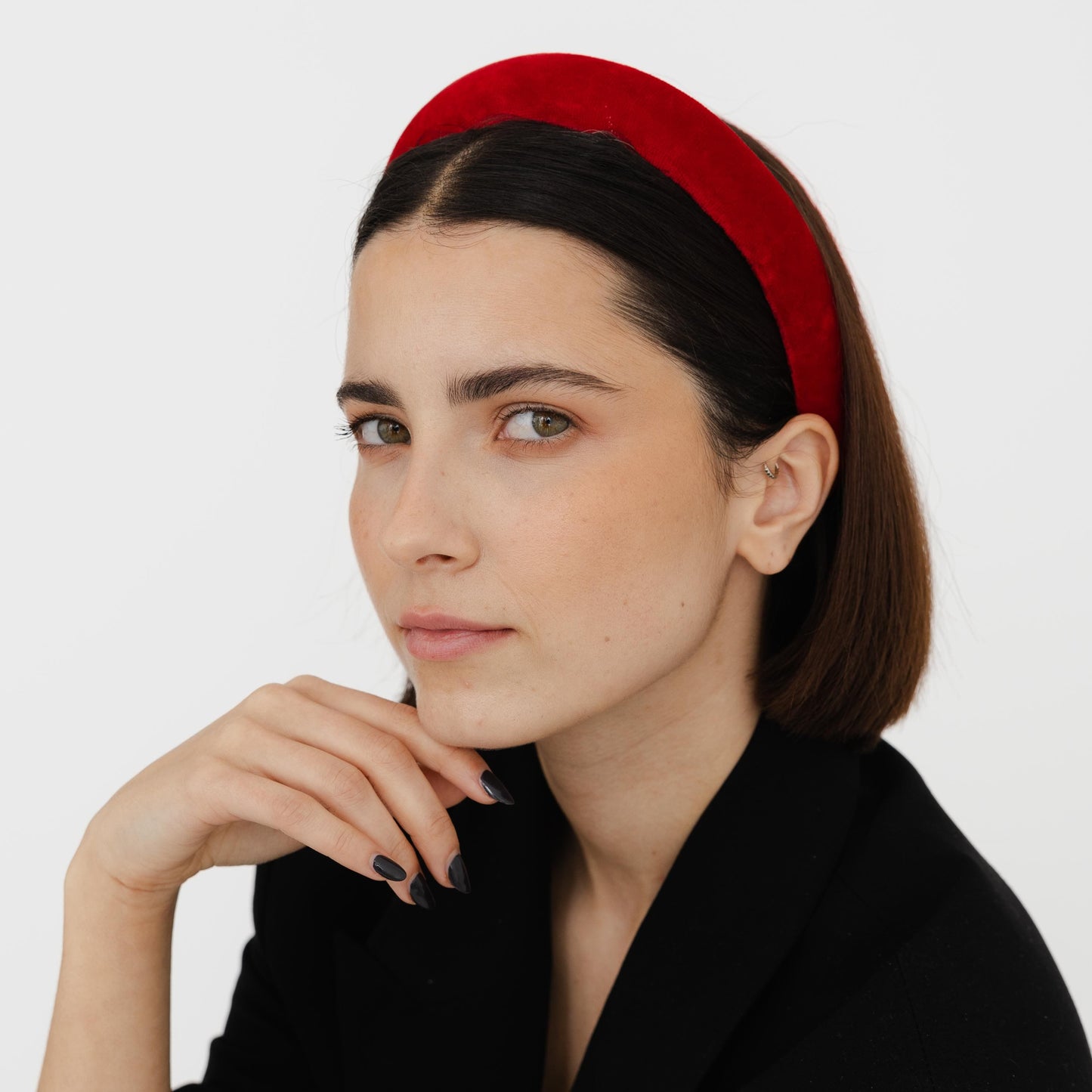 Bandolete Kate em Veludo Encarnado