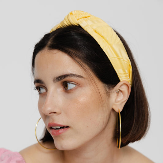 Bandolete Olívia Jacquard em Amarelo