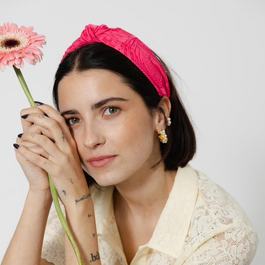 Bandolete Olivia Jacquard Framboesa