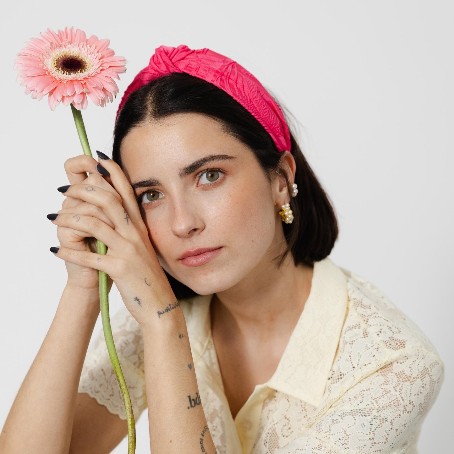 Bandolete Olivia Jacquard Framboesa