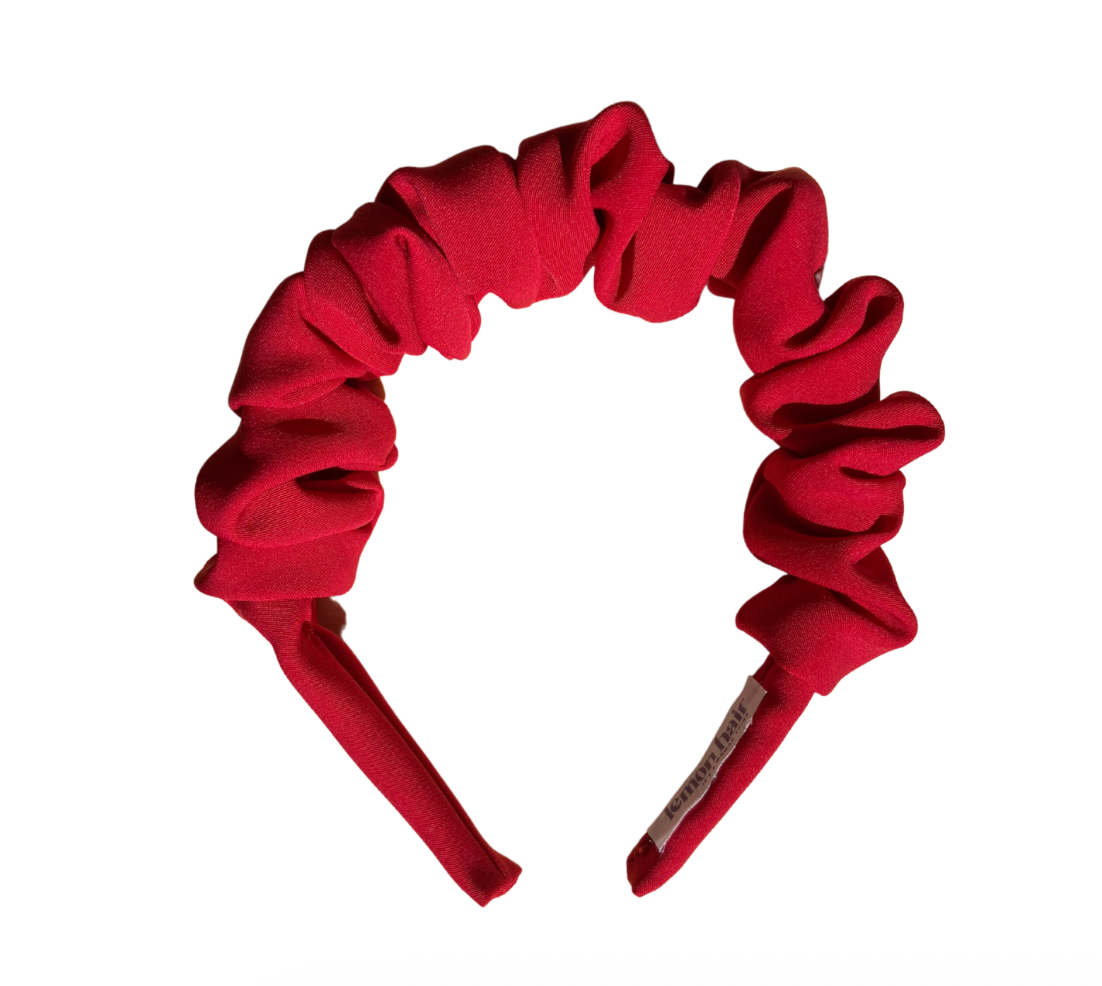 Bandolete Scrunchie em Encarnado