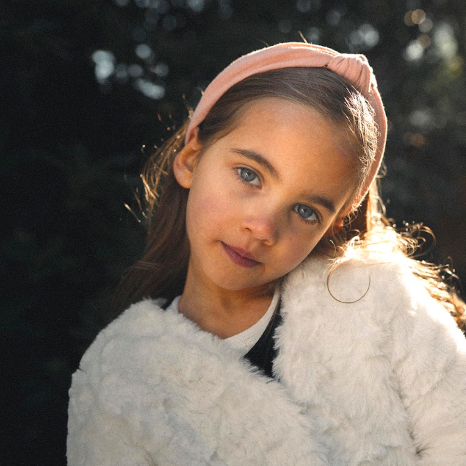 Bandolete Olivia Kids Cor-de-Rosa Pálido