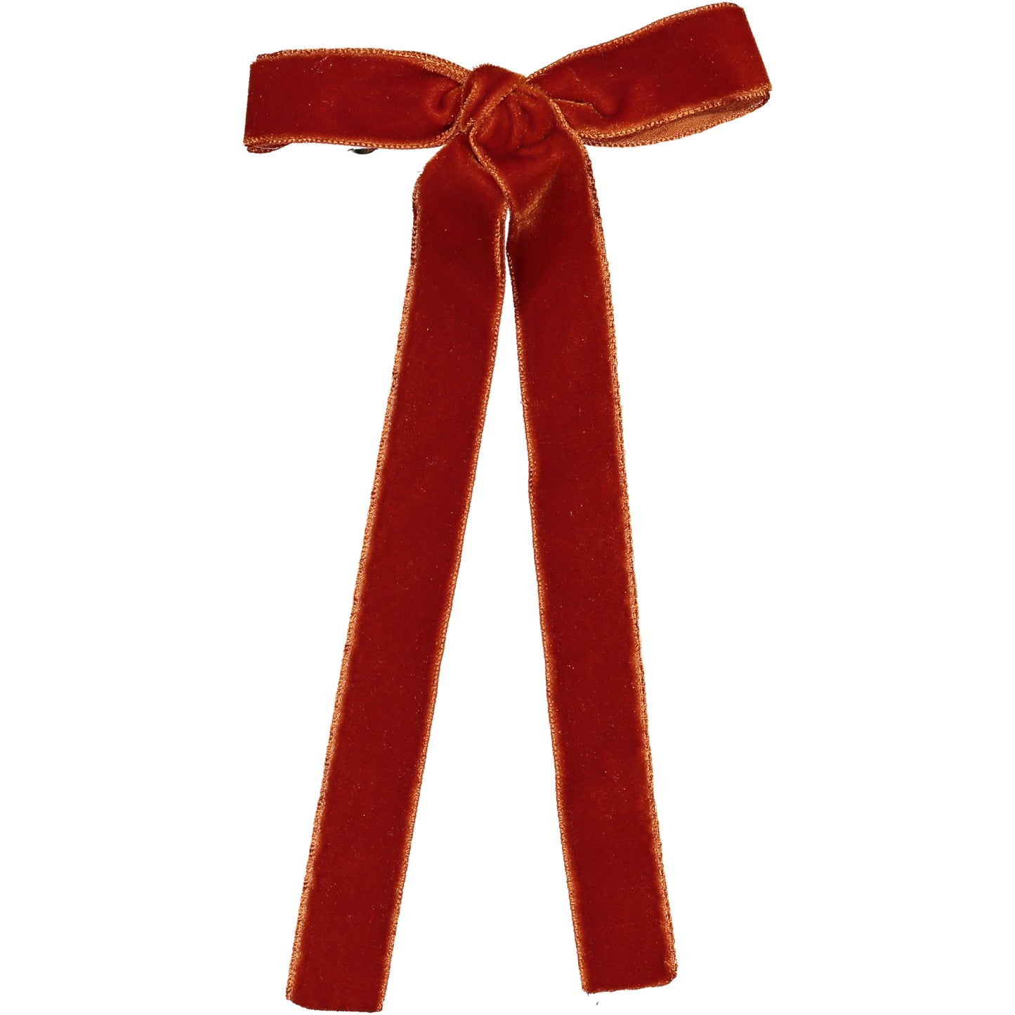 Laço Helena em Veludo Ferrugem