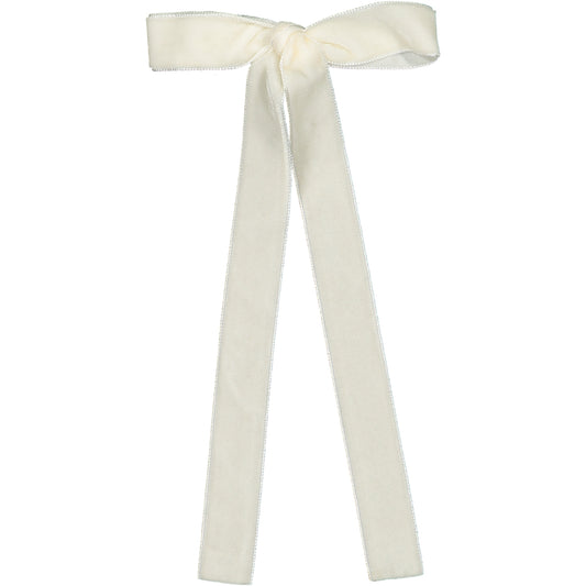 Laço Helena em Veludo Off-White