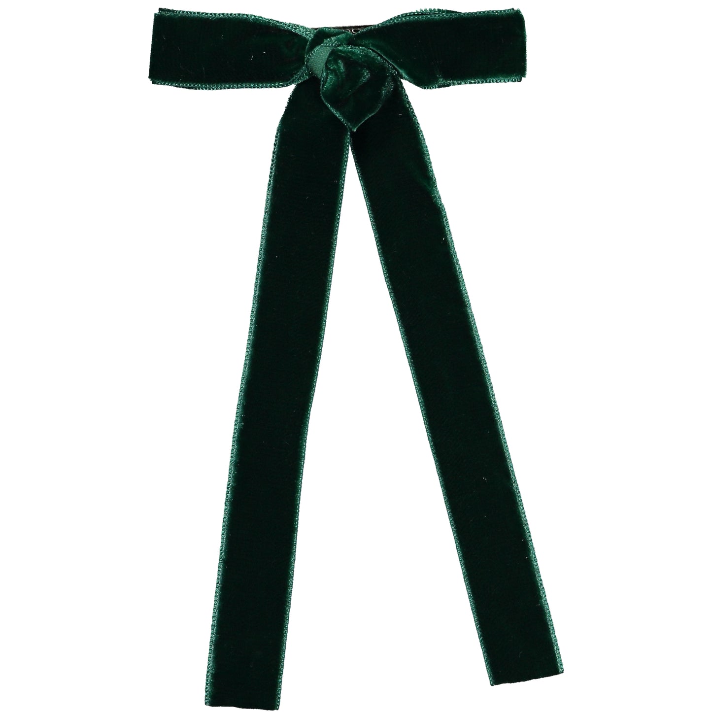 Laço Helena em Veludo Verde Escuro