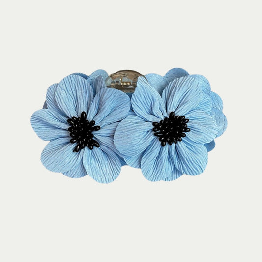 Mola Poppy em Azul claro