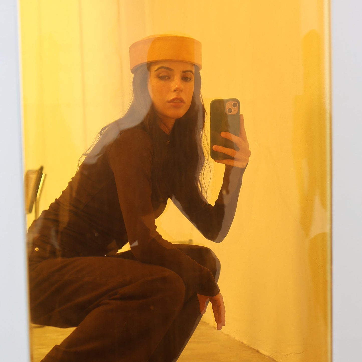 Jacqueline Hat Amarelo Mostarda - Delivery from 10 January