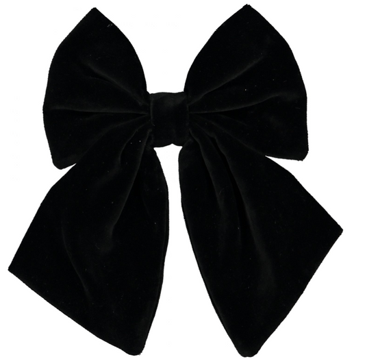 Laço Diana em Veludo Preto