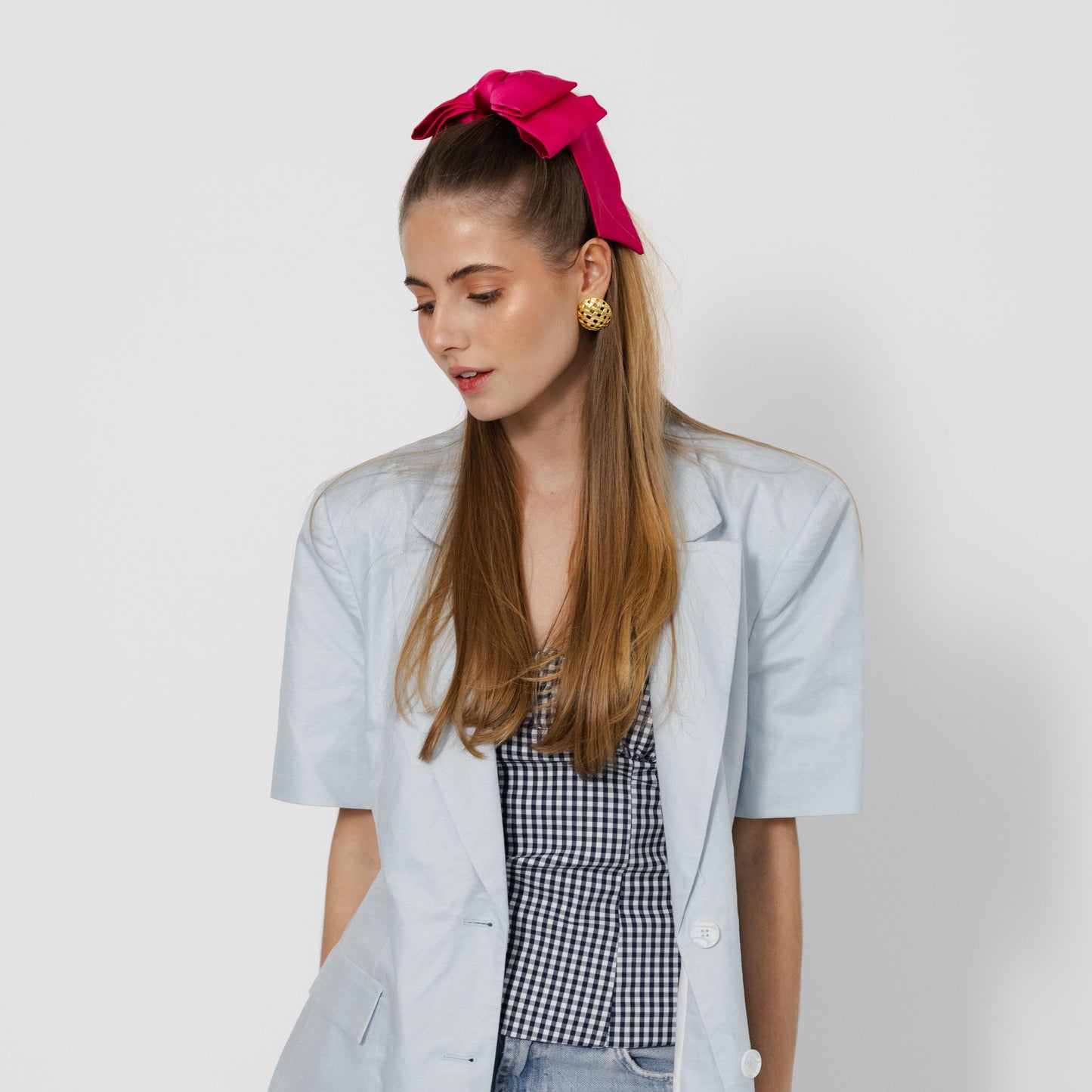 Laço Vitória em Cor-de-Rosa Framboesa