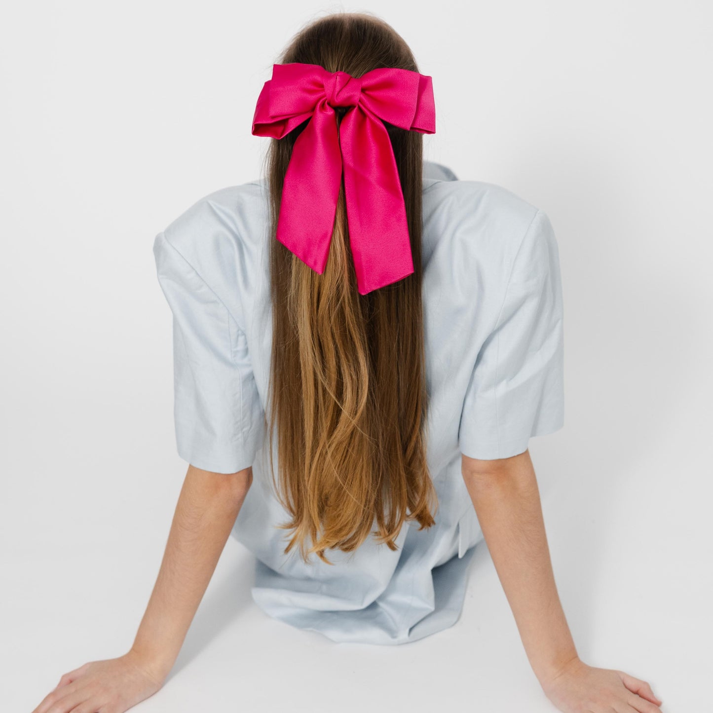 Laço Vitória em Cor-de-Rosa Framboesa