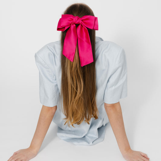 Laço Vitória em Cor-de-Rosa Framboesa