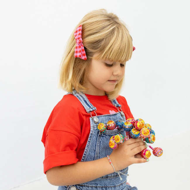 Pack Laços em Vichy Encarnado e Cor-de-Rosa