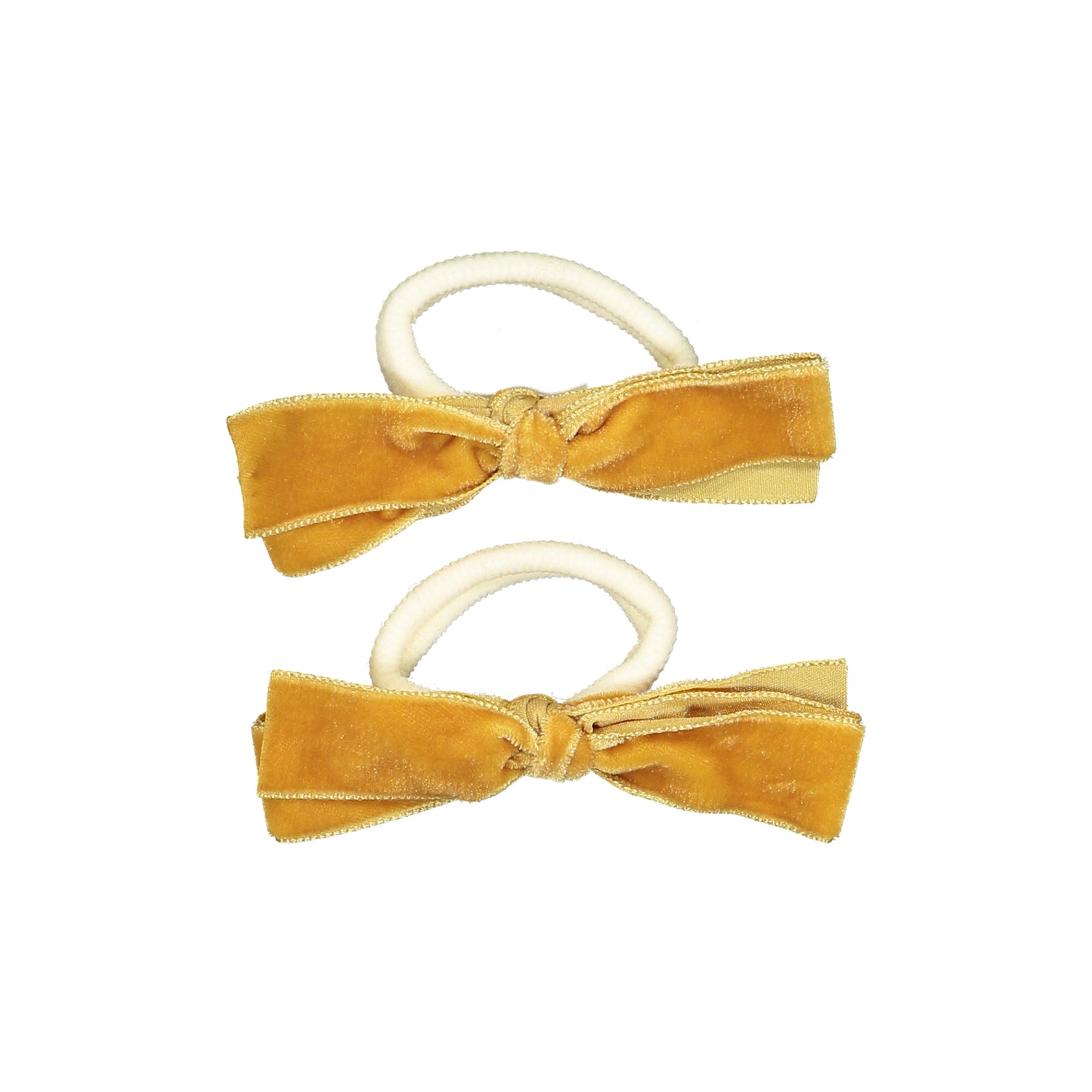 Pack de Laços Veludo Amarelo