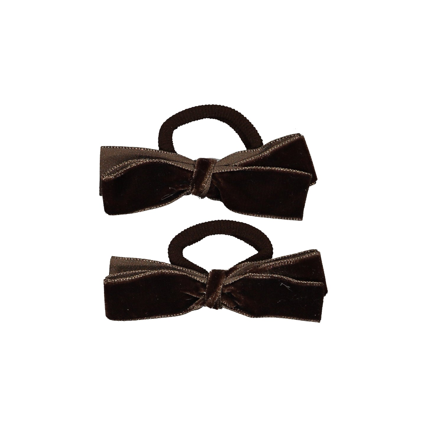 Pack de Laços Veludo Castanho