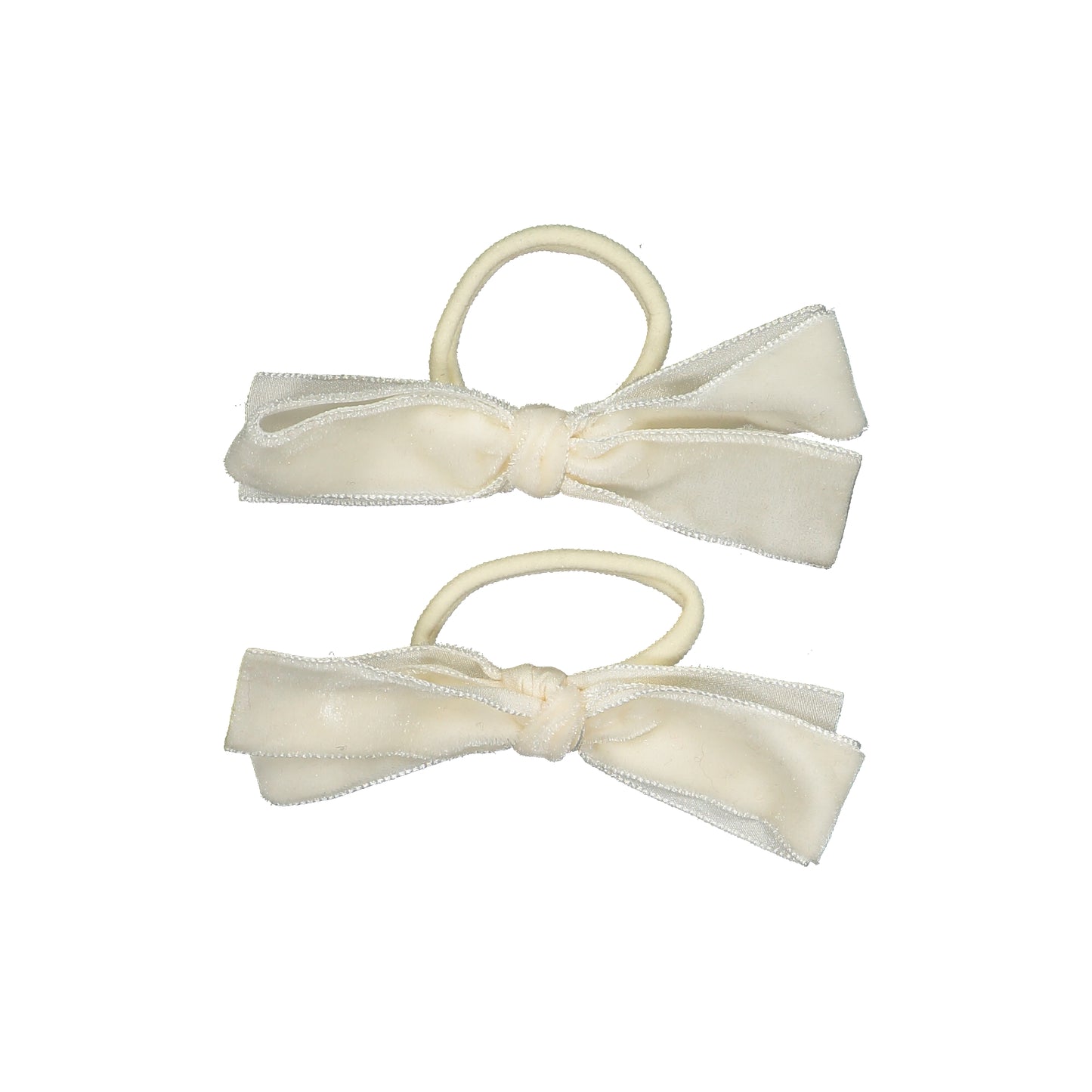 Pack de Laços Veludo Off-White