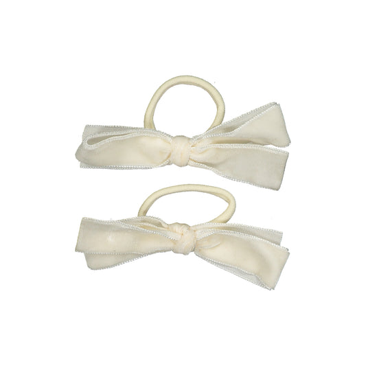 Pack de Laços Veludo Off-White