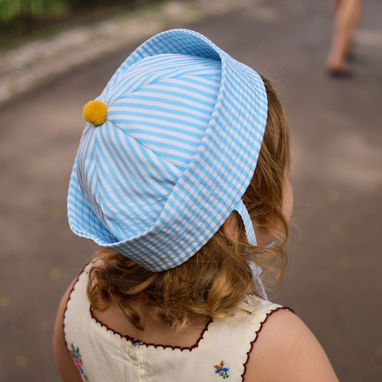 Petit Pipa Sailor Hat Tropical gelato - Blue stripes