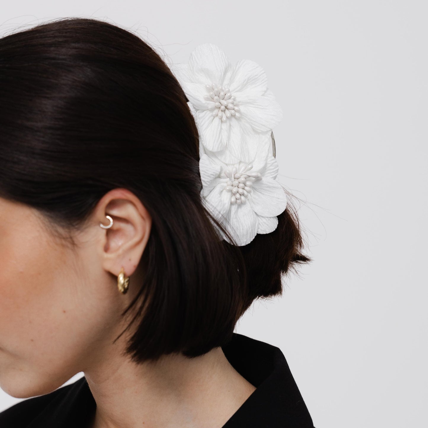 Mola Poppy em Branco